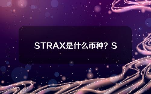 STRAX是什么币种？STRAX币前景和未来的价值分析